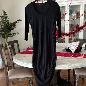 Express Black Long Sleeve Dress